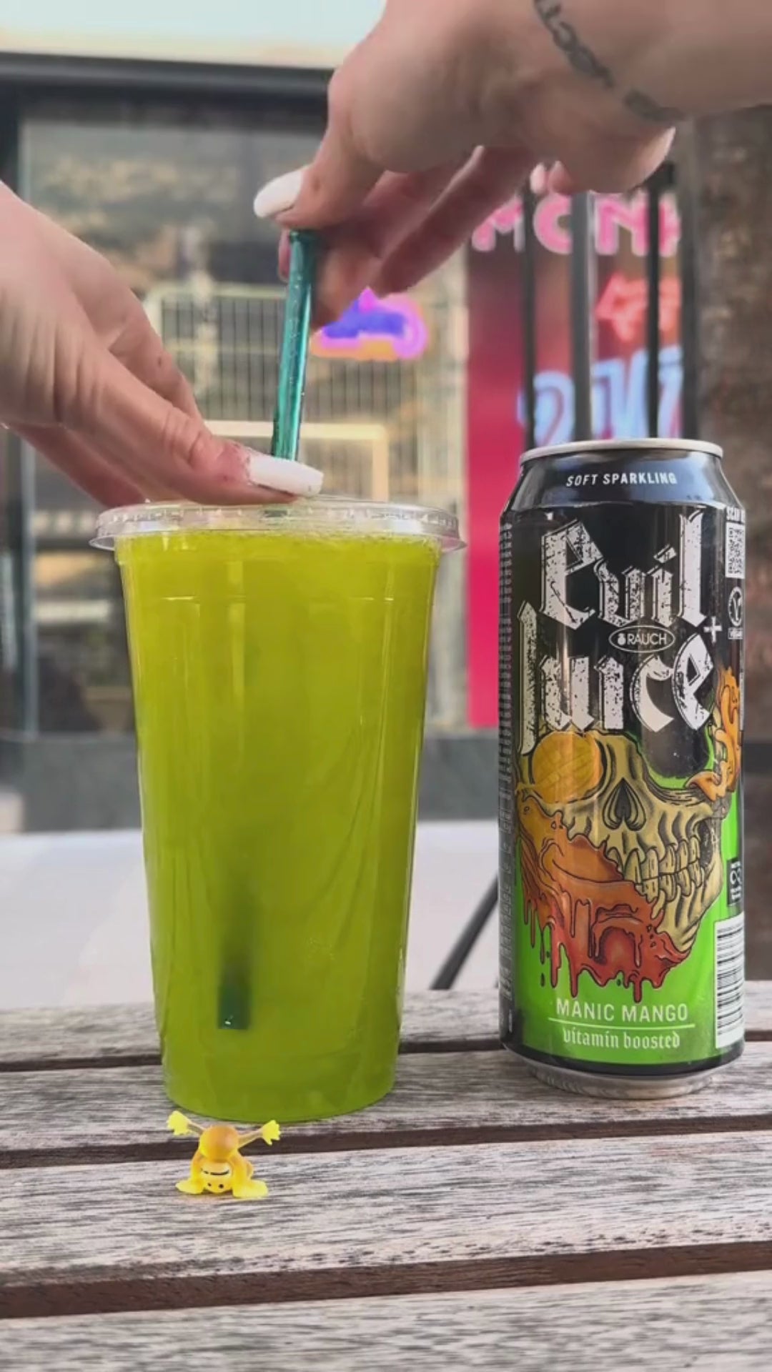 Mango Kiwi Fizz 🥭 🥝